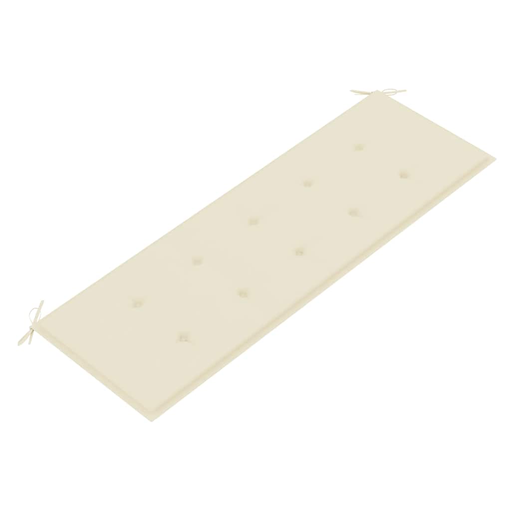 Tuinbank 3-Zits Met Kussen Massief Eucalyptushout 150 cm