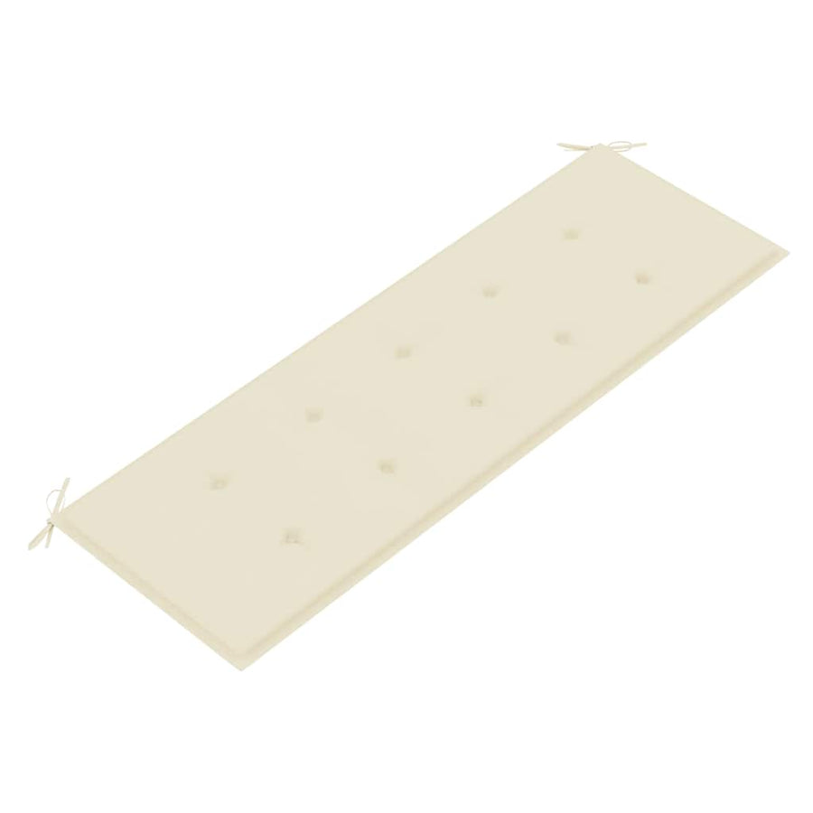 Tuinbank 3-Zits Met Kussen Massief Eucalyptushout 150 cm