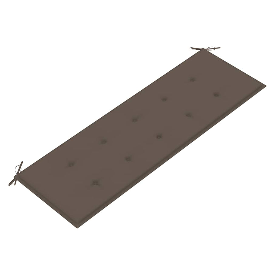 Tuinbank 3-Zits Met Kussen Massief Eucalyptushout 150 cm