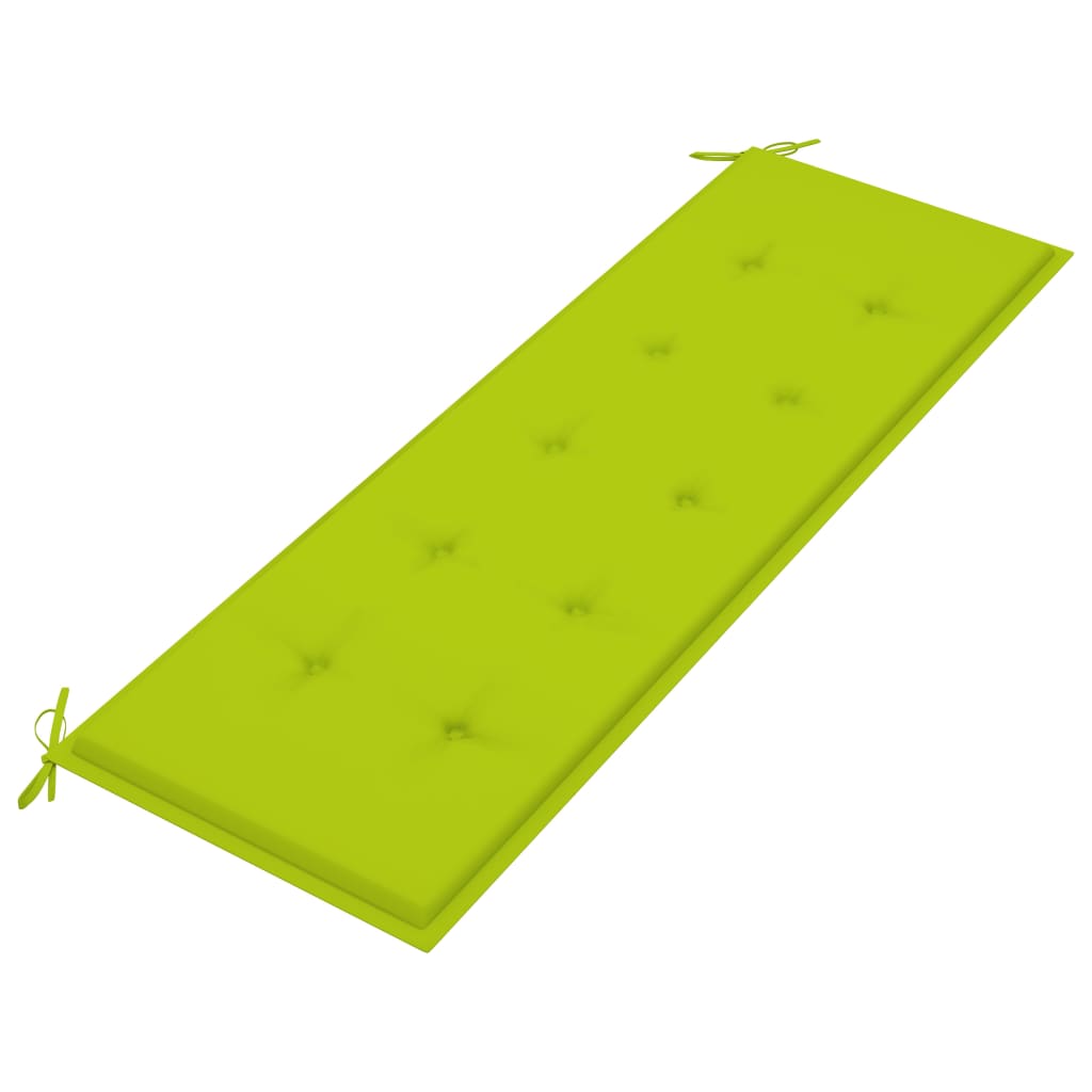 Tuinbank 3-Zits Met Kussen Massief Eucalyptushout 150 cm