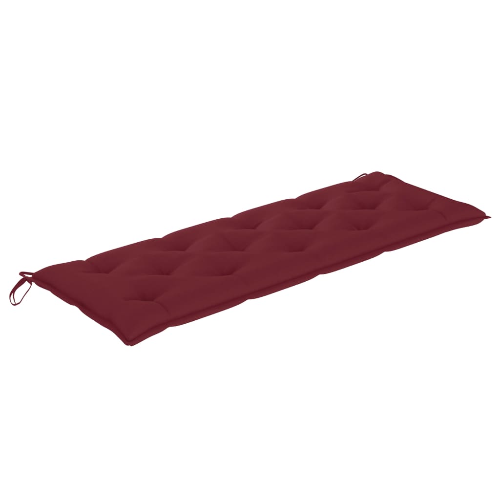 Tuinbank 3-Zits Met Kussen Massief Eucalyptushout 150 cm