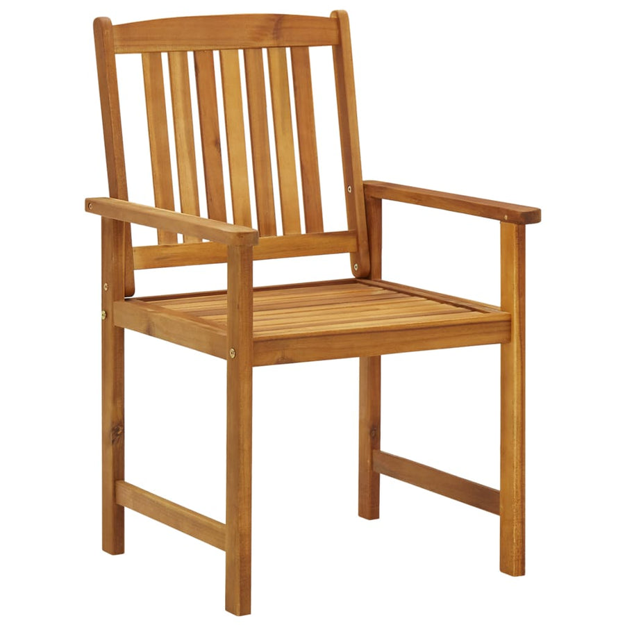 Tuinstoelen 2 St Met Kussens Massief Acaciahout 1 Antraciet