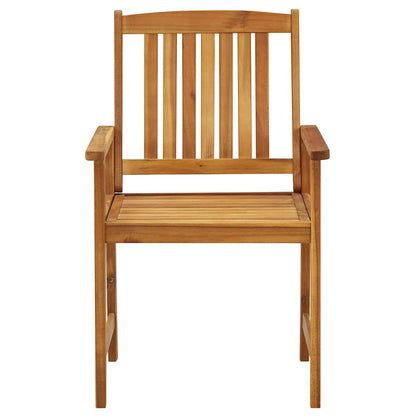 Tuinstoelen Met Kussens Massief Acaciahout 4 Beige