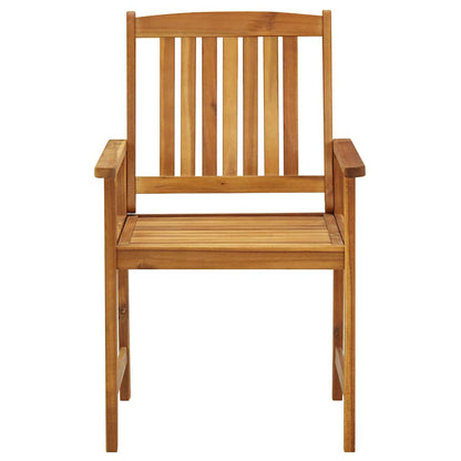 Tuinstoelen Met Kussens Massief Acaciahout 4 Rood