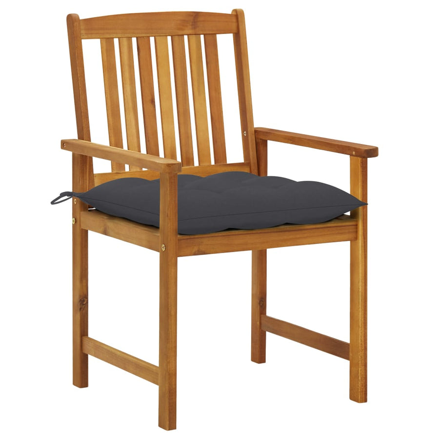 Tuinstoelen 2 St Met Kussens Massief Acaciahout 1