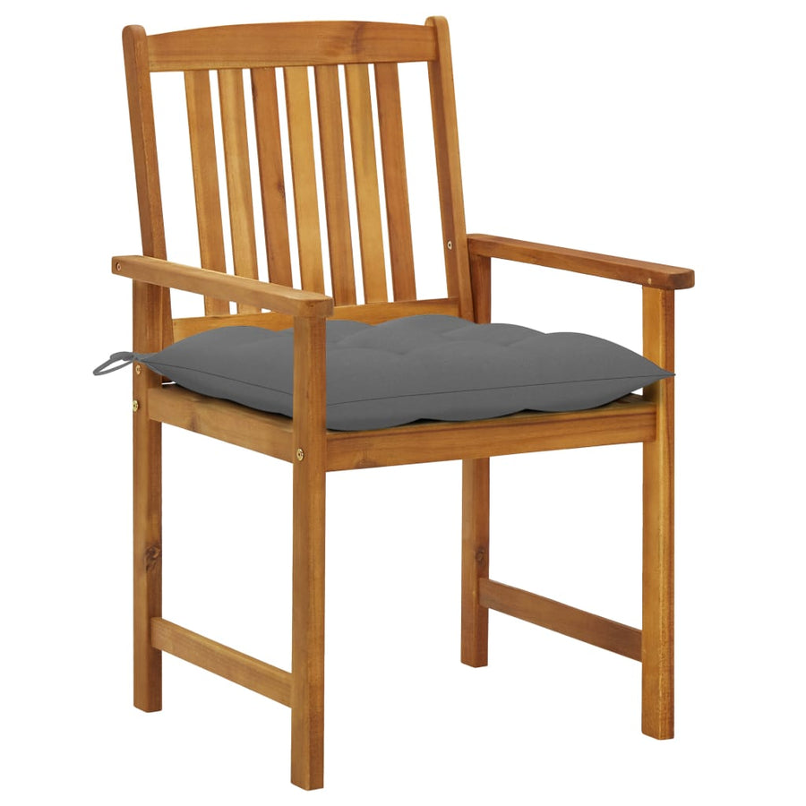 Tuinstoelen 2 St Met Kussens Massief Acaciahout 1