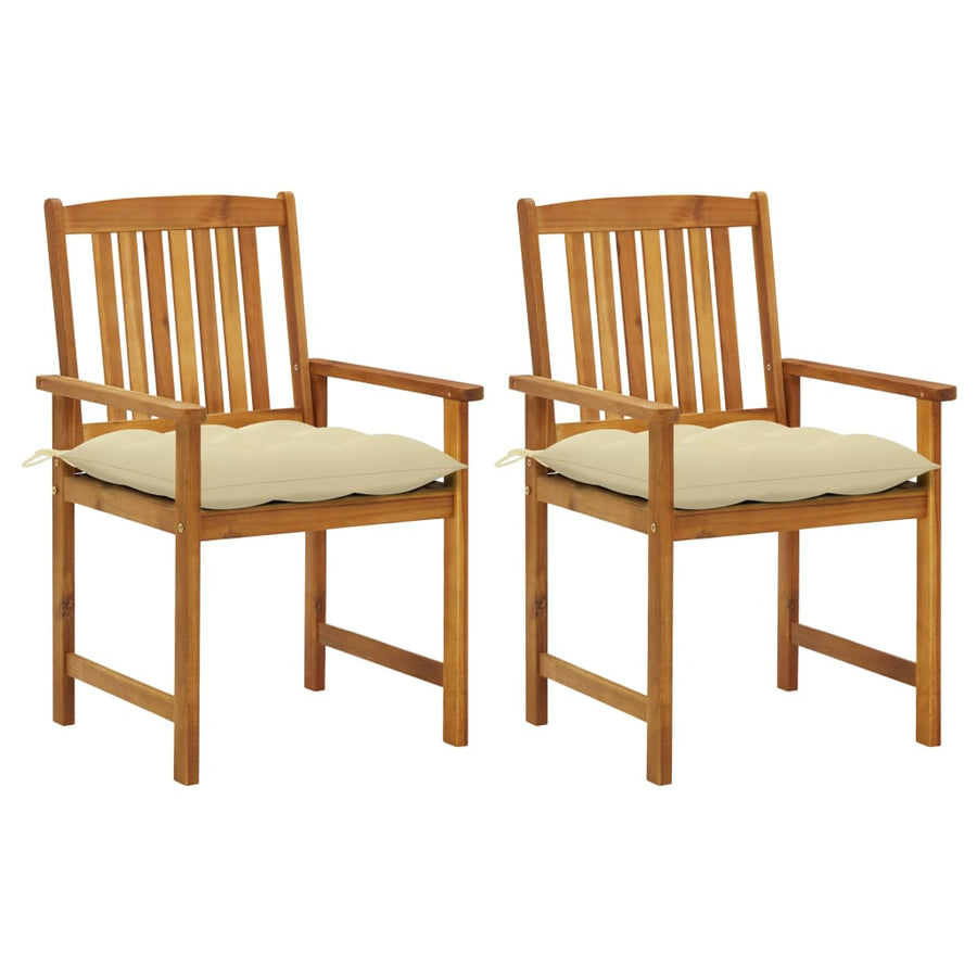 Tuinstoelen Met Kussens Massief Acaciahout 2