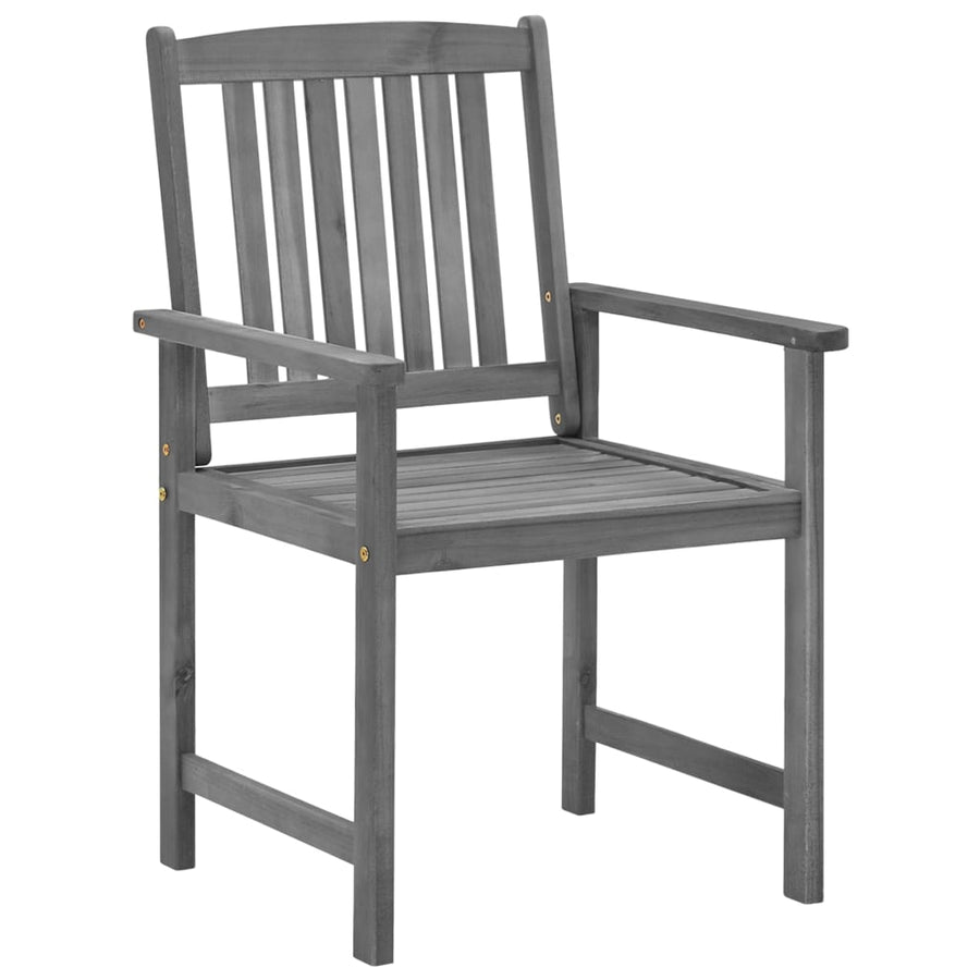Tuinstoelen 4 St Met Kussens Massief Acaciahout Grijs Taupe