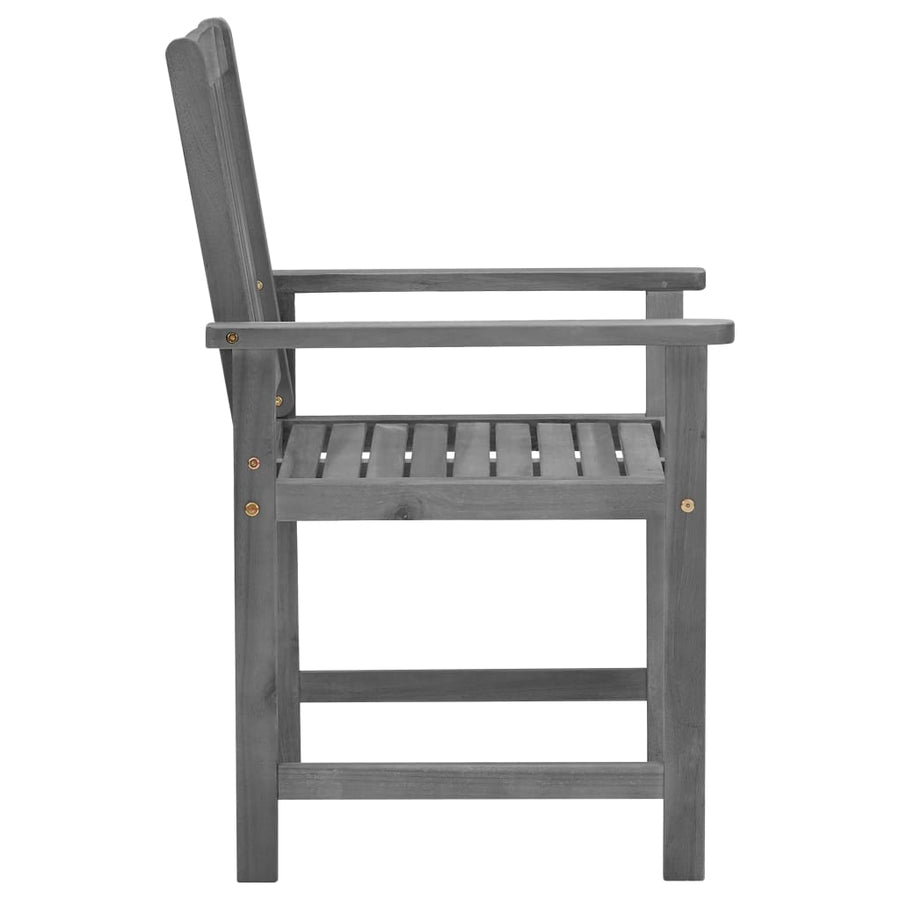 Tuinstoelen 4 St Met Kussens Massief Acaciahout Grijs Taupe