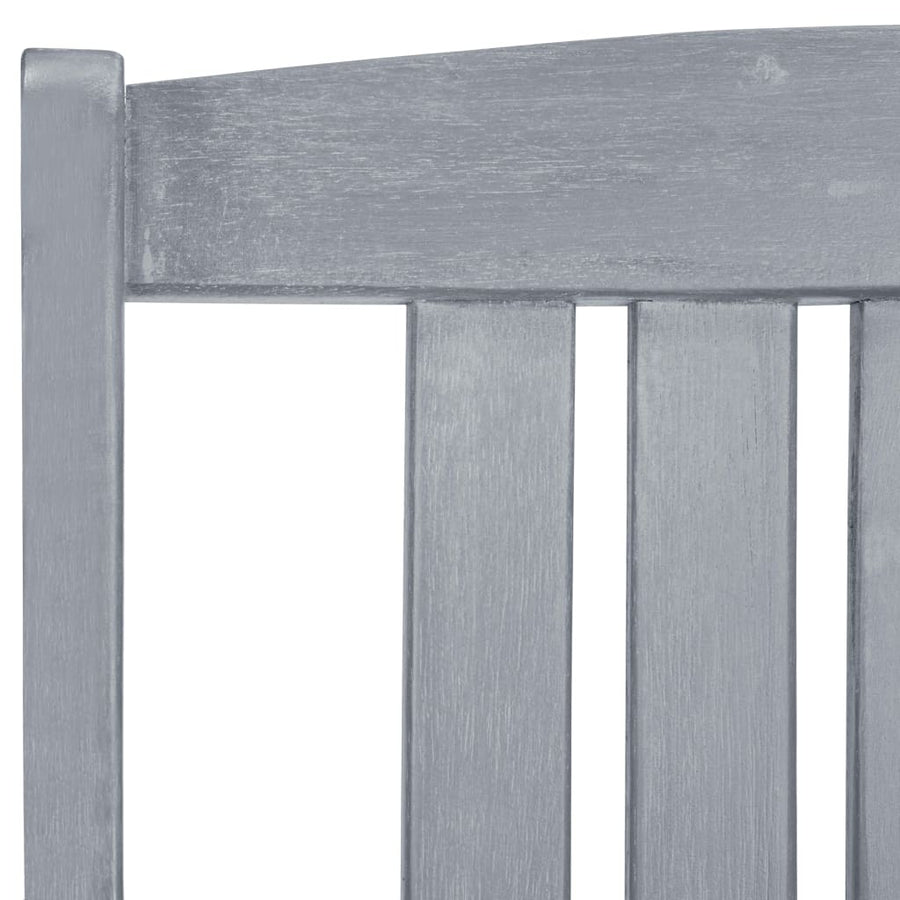 Tuinstoelen 2 St Met Kussens Massief Acaciahout Grijs 2