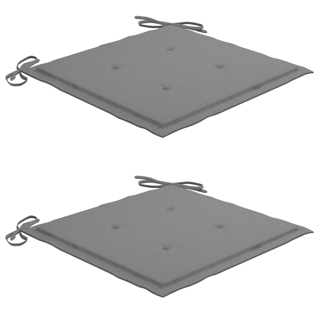 Tuinstoelen Met Tafeltje En Kussens Massief Acaciahout 1 Grijs