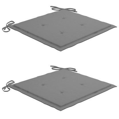 Tuinstoelen Met Tafeltje En Kussens Massief Acaciahout 1 Grijs