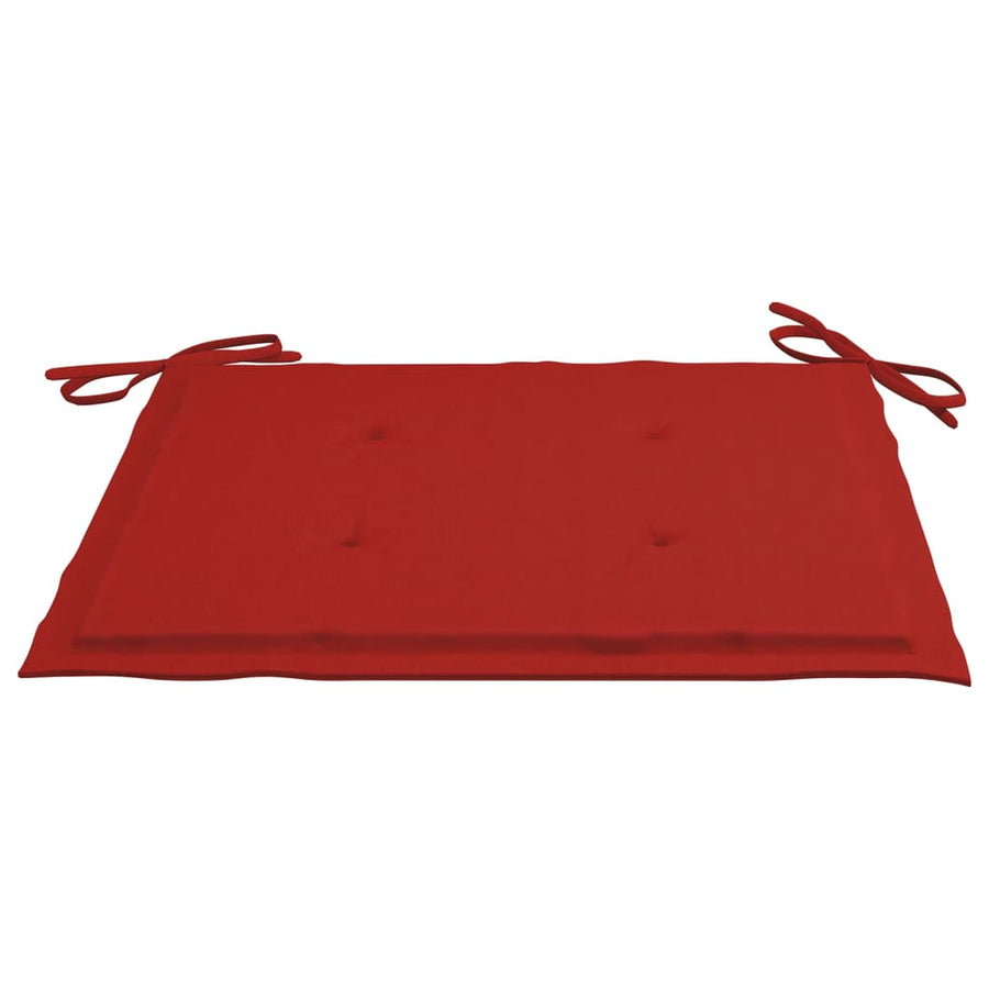 Tuinstoelen Met Tafeltje En Kussens Massief Acaciahout 1 Rood