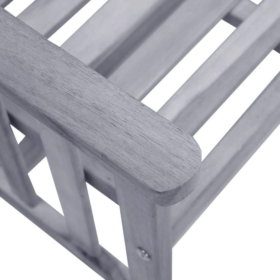 Tuinstoelen Met Tafeltje En Kussens Massief Acaciahout 1 Antraciet