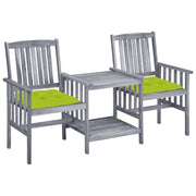 Tuinset massief acaciahout met kussens