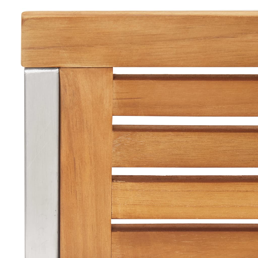 Tuinstoelen 2 St Met Kussens Massief Teakhout En Staal Groen