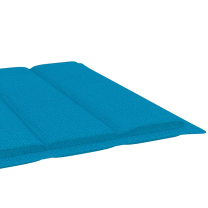 Ligbed Met Kussen Massief Acaciahout 1 Blauw 1 ligbed