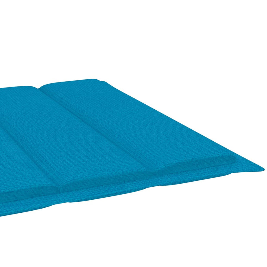 Ligbed Met Kussen Massief Acaciahout 1 Blauw 1 ligbed