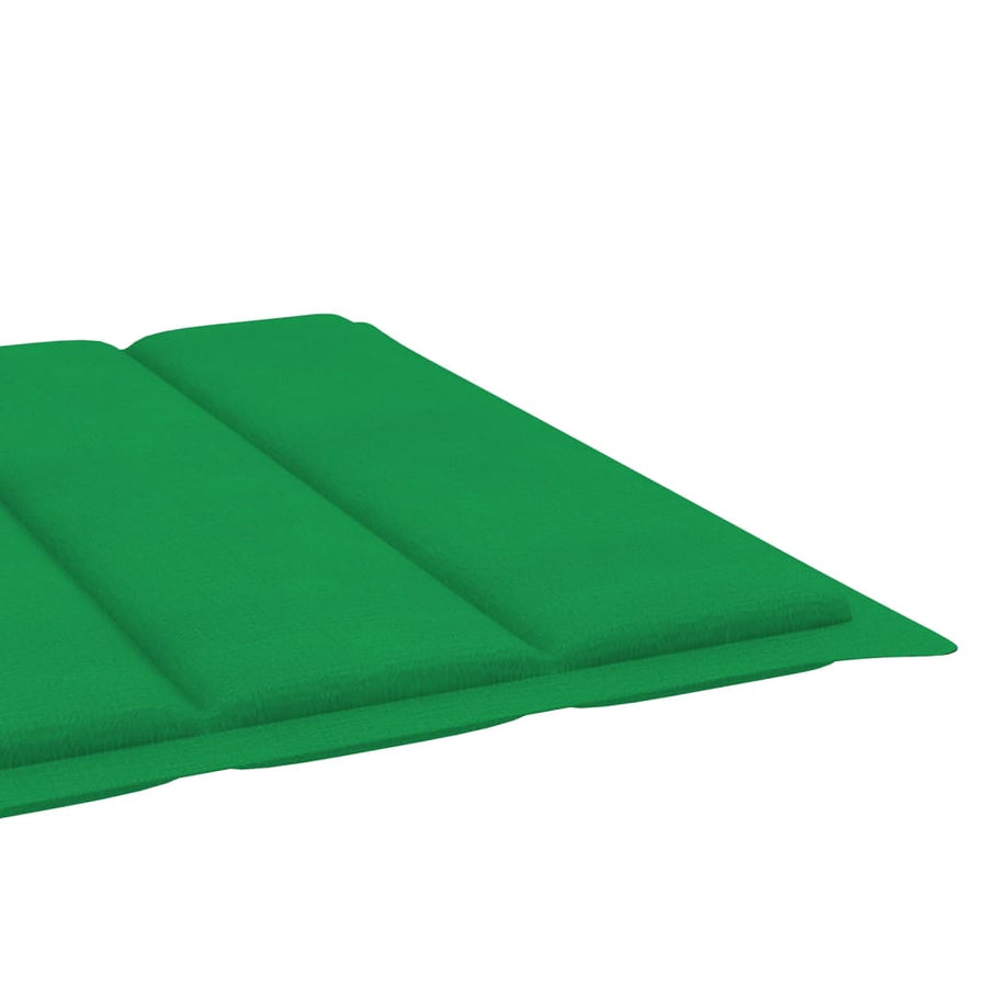 Ligbed Met Kussen Massief Acaciahout 1 Groen 1 ligbed