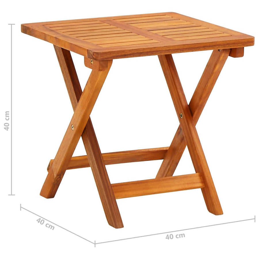 Ligbed Met Tafeltje En Kussen Massief Acaciahout 1 Blauw 1 ligbed met tafel