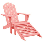Tuinstoel Adirondack massief vurenhout roze