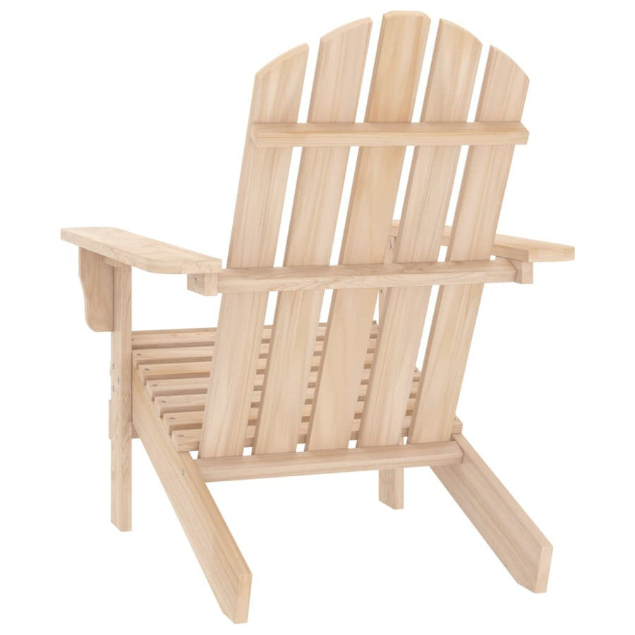 Tuinstoel Adirondack Massief Vurenhout Naturel