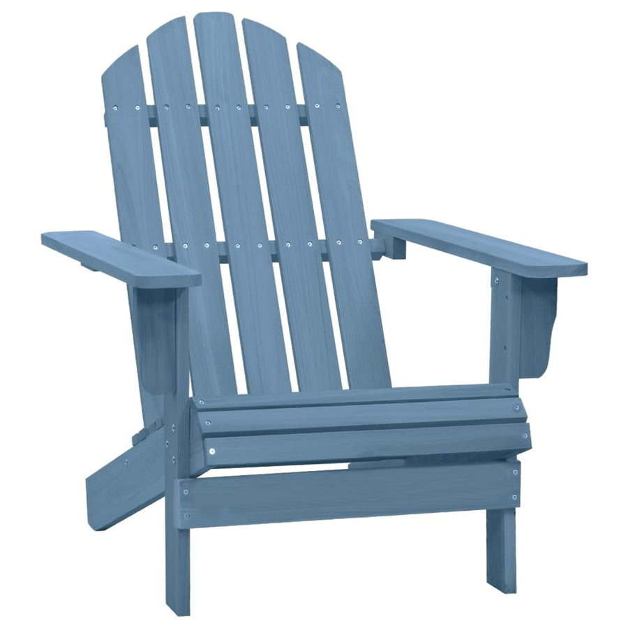 Tuinstoel Adirondack Massief Vurenhout Blauw
