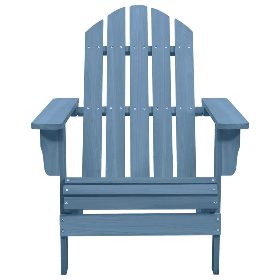 Tuinstoel Adirondack Massief Vurenhout Blauw