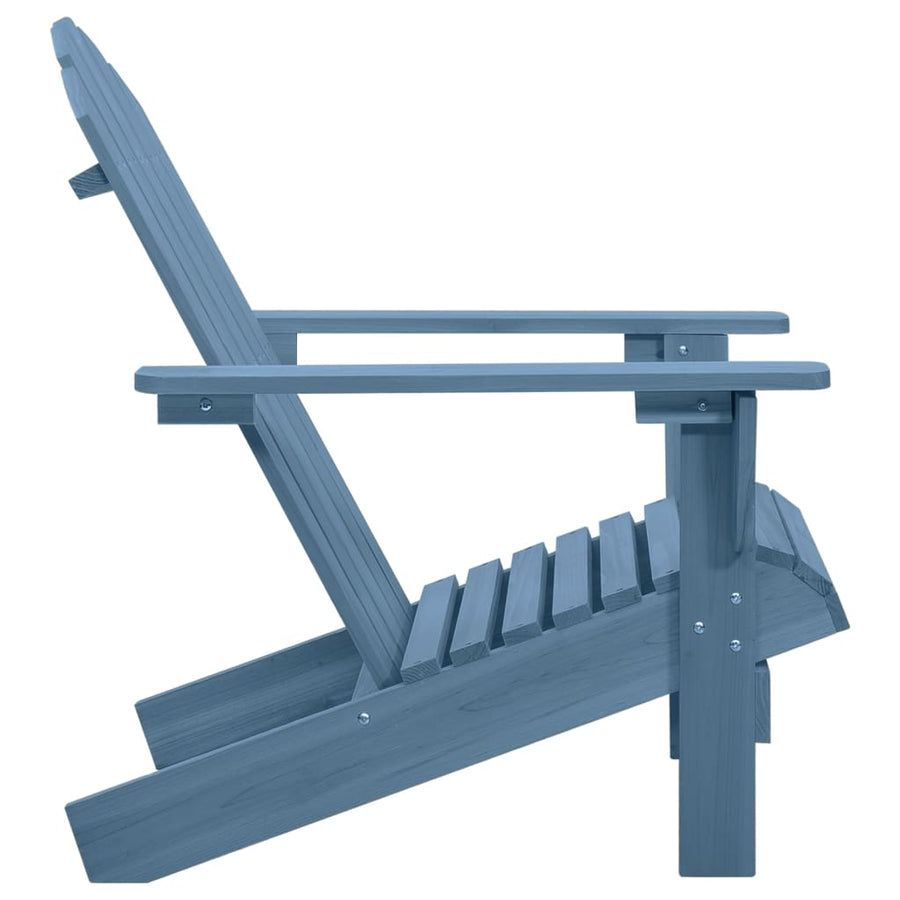 Tuinstoel Adirondack Massief Vurenhout Blauw
