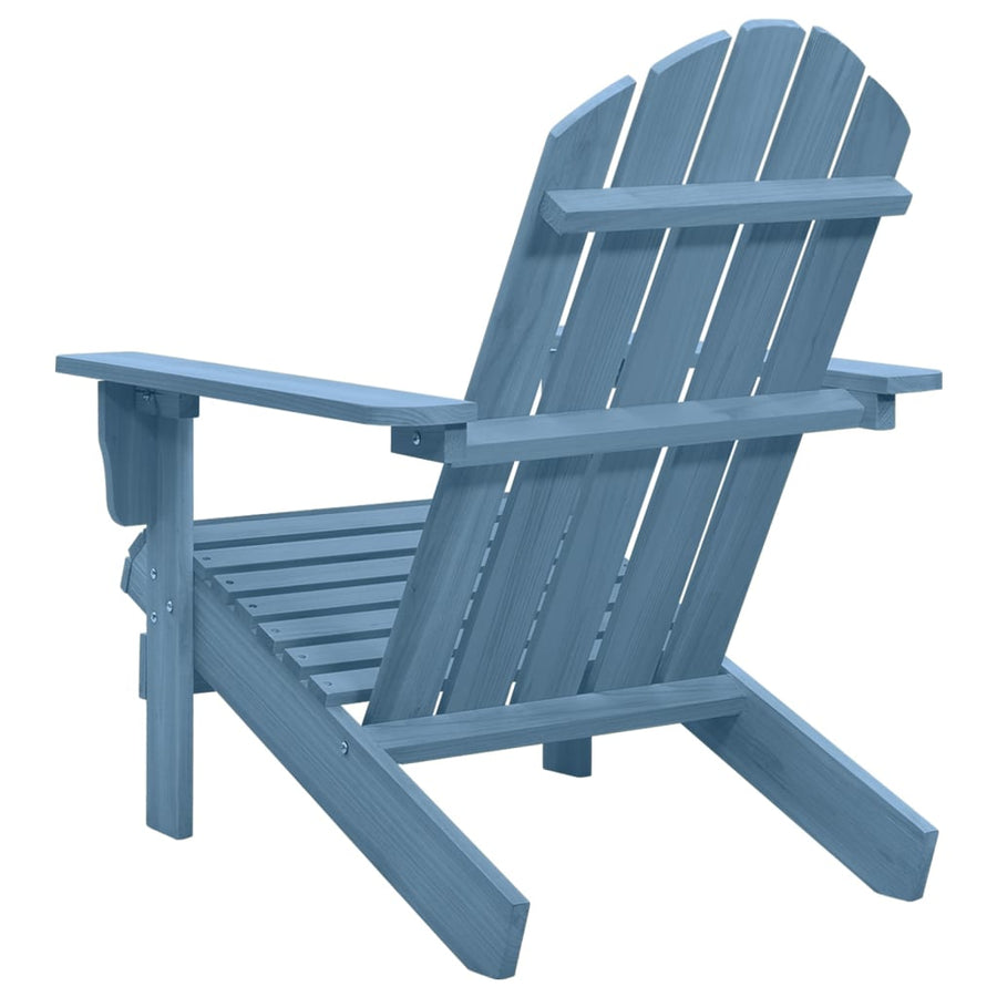 Tuinstoel Adirondack Massief Vurenhout Blauw