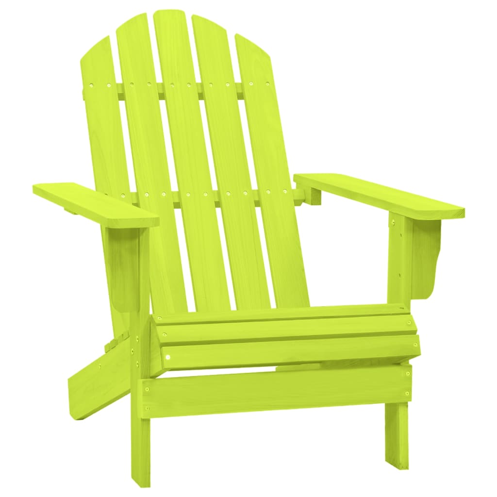 Tuinstoel Adirondack Massief Vurenhout Groen