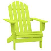 Tuinstoel Adirondack massief vurenhout groen 69,5x86,5x89,5 cm