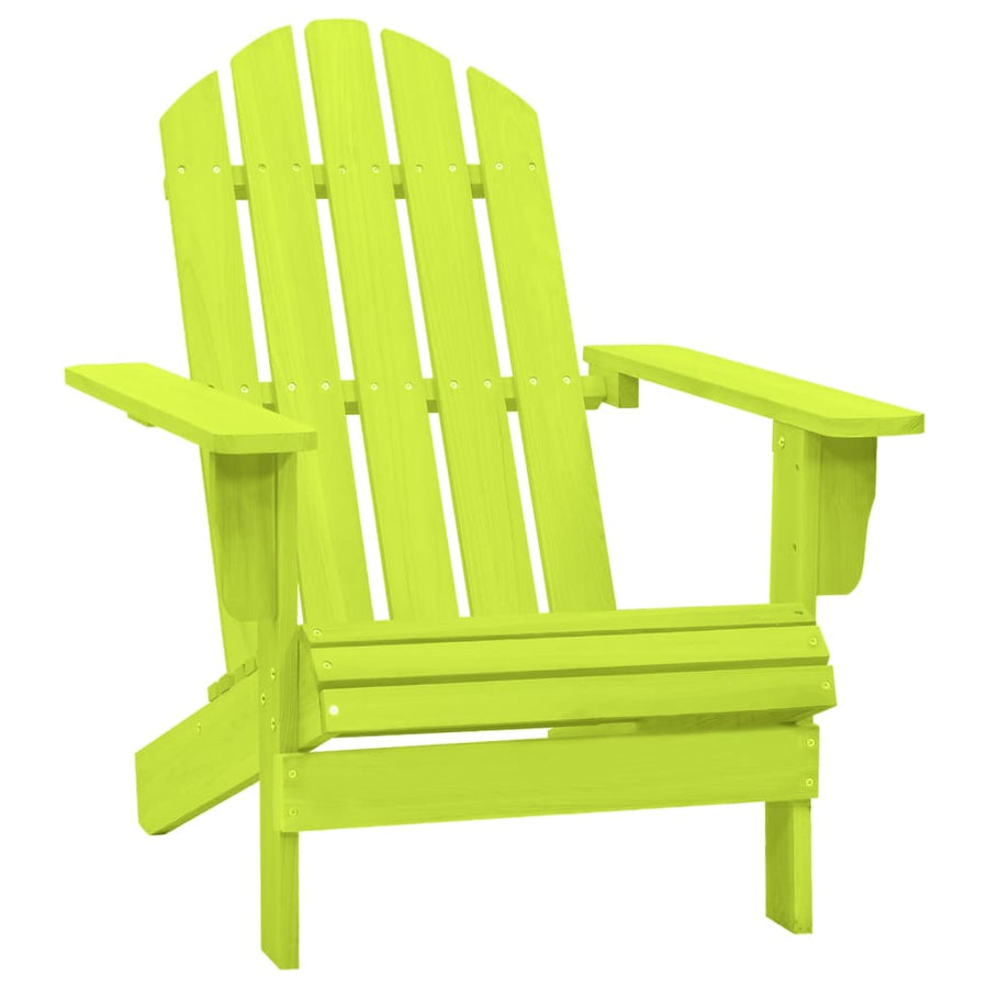 Tuinstoel Adirondack Massief Vurenhout Groen