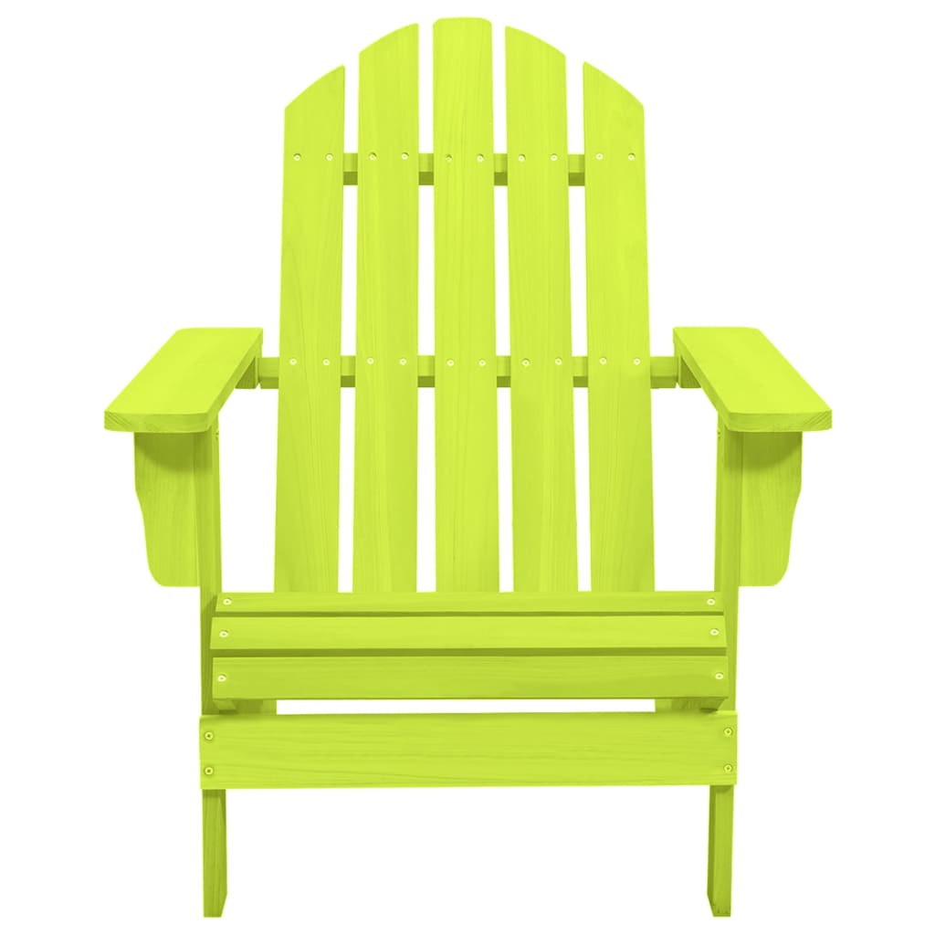 Tuinstoel Adirondack Massief Vurenhout Groen
