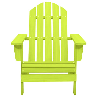 Tuinstoel Adirondack Massief Vurenhout Groen