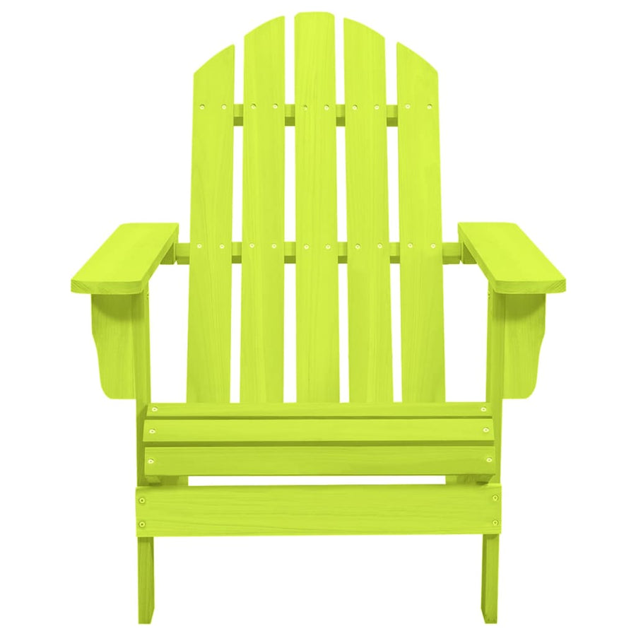 Tuinstoel Adirondack Massief Vurenhout Groen