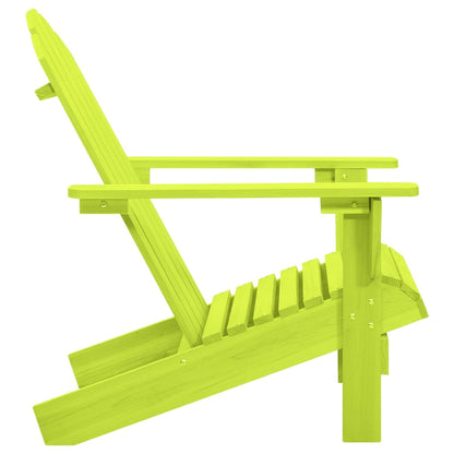 Tuinstoel Adirondack Massief Vurenhout Groen