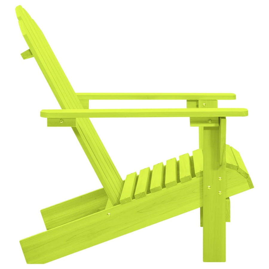 Tuinstoel Adirondack Massief Vurenhout Groen