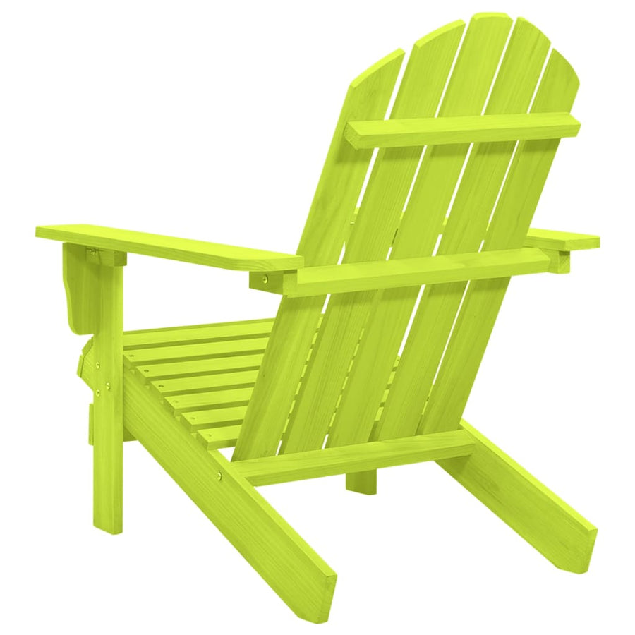 Tuinstoel Adirondack Massief Vurenhout Groen