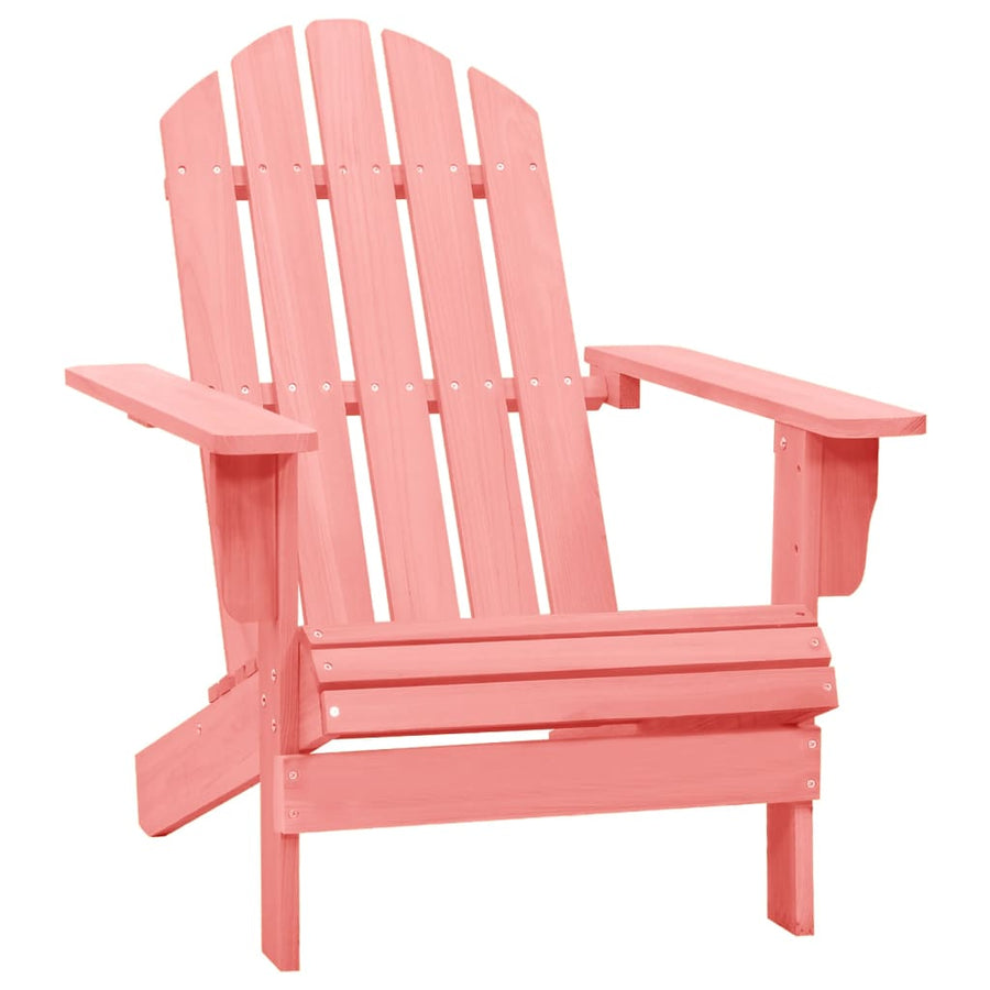 Tuinstoel Adirondack Massief Vurenhout Roze