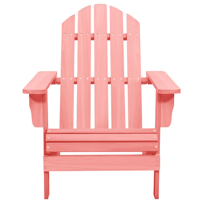 Tuinstoel Adirondack Massief Vurenhout Roze
