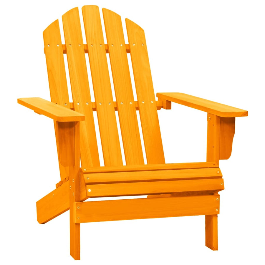 Tuinstoel Adirondack Massief Vurenhout Oranje orange