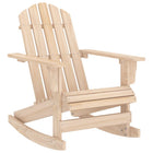 Adirondack Rocking Chair Solid Fir Wood