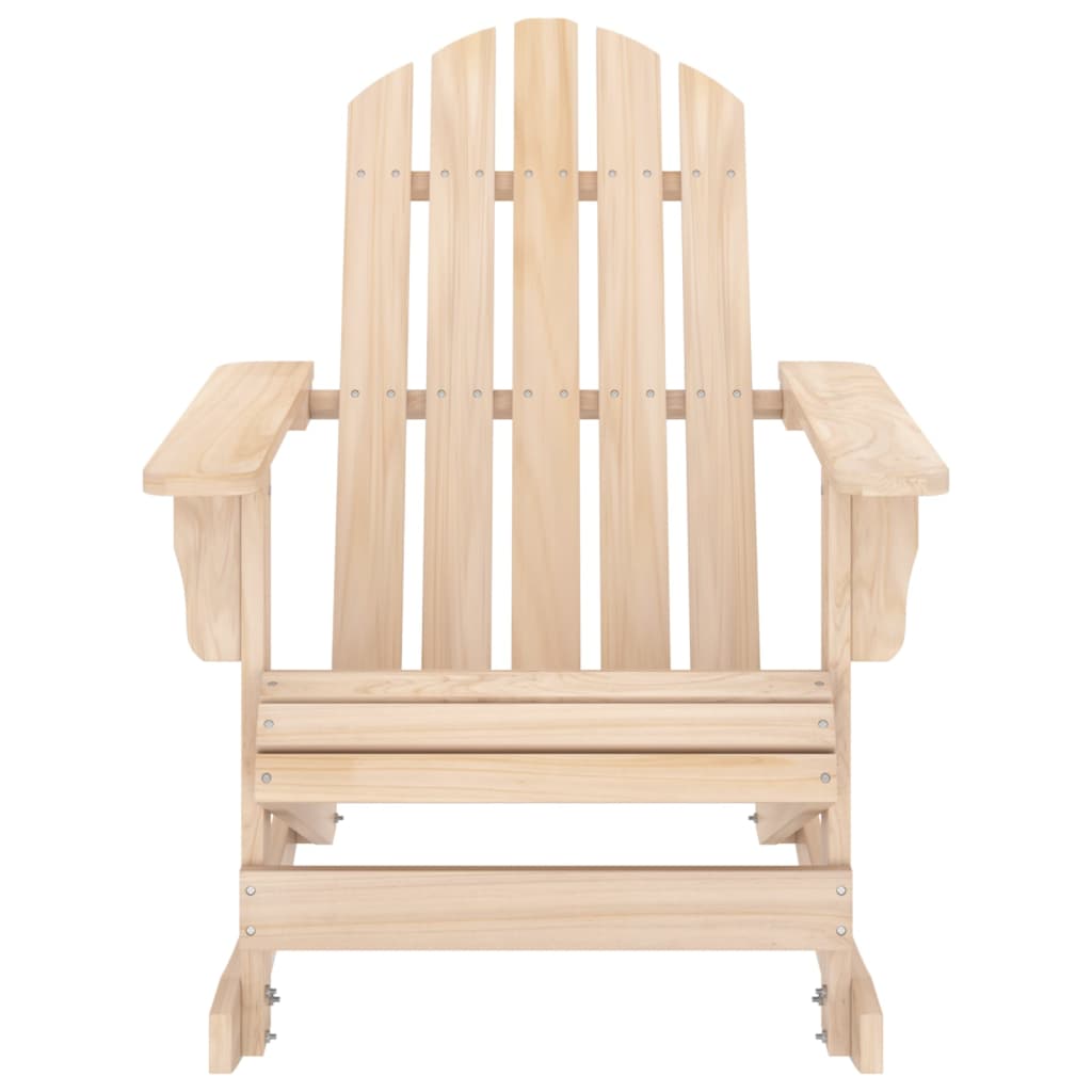 Schommelstoel Adirondack Massief Vurenhout Bruin