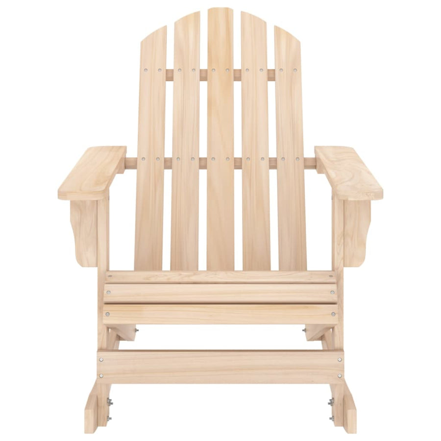 Schommelstoel Adirondack Massief Vurenhout Bruin