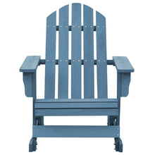 Schommelstoel Adirondack Massief Vurenhout Blauw