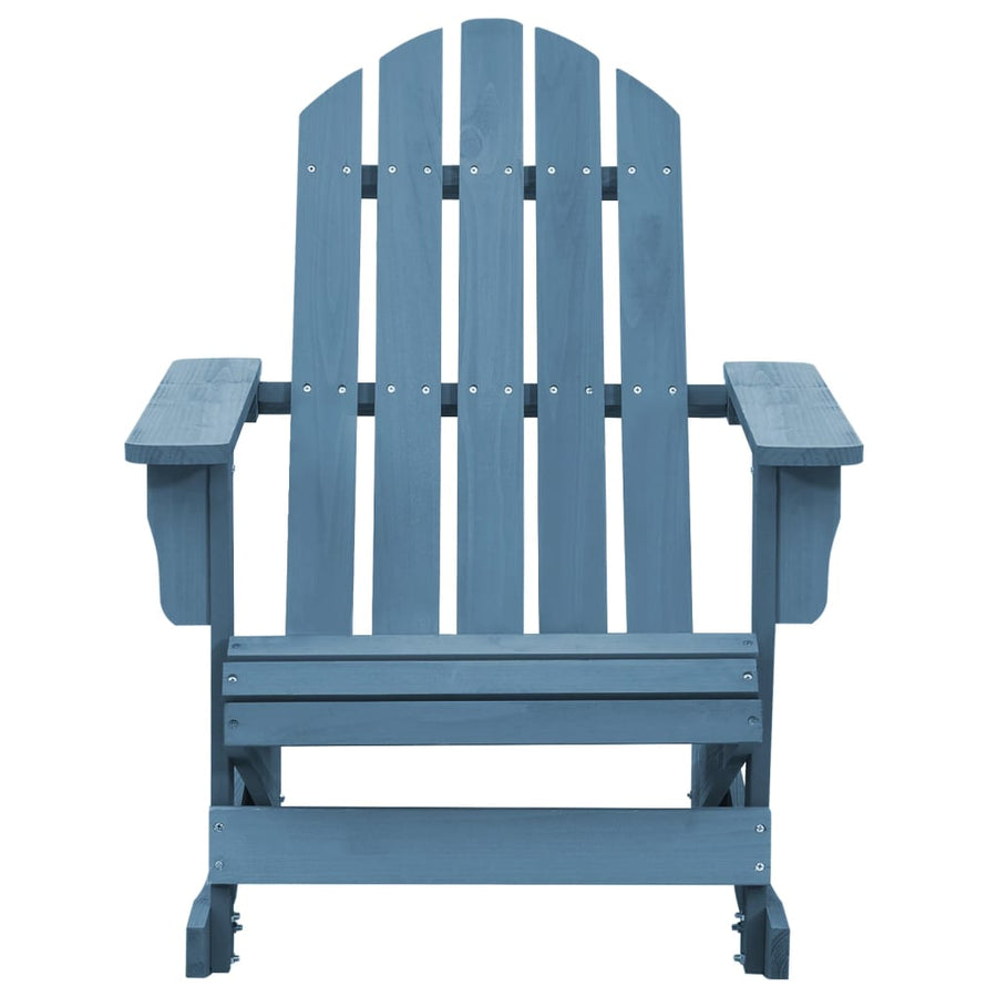 Schommelstoel Adirondack Massief Vurenhout Blauw