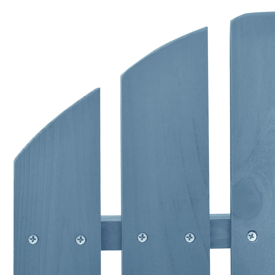 Schommelstoel Adirondack Massief Vurenhout Blauw