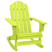 Schommelstoel Adirondack 70x91.5x92 cm massief vurenhout groen