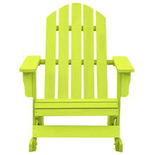 Schommelstoel Adirondack Massief Vurenhout Groen